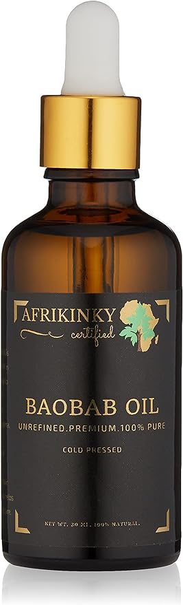 100% Pure Unrefined Cold Pressed Baobab Oil