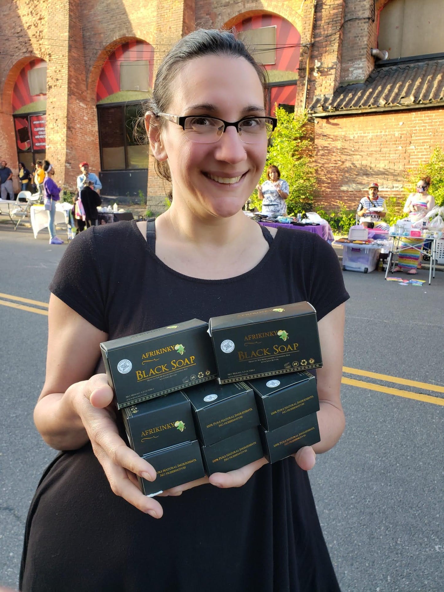 Afrikinky Black Soap Bar