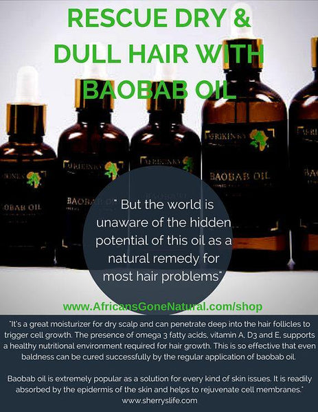 Baobab oil is another one of African’s best kept secrets