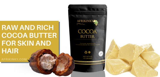 Raw Cocoa Butter For Skin and Hair