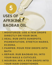 100% Pure Unrefined Cold Pressed Baobab Oil