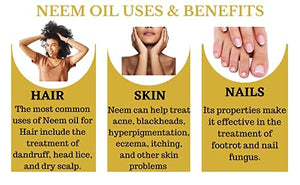 Unrefined Cold Pressed Premium 100% Pure Neem Oil
